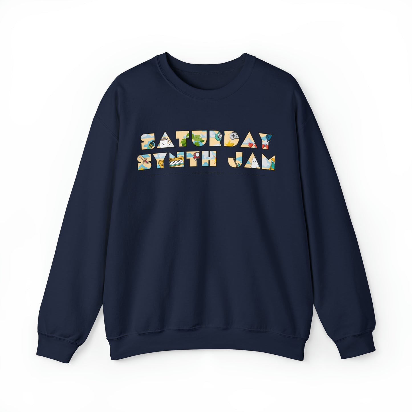 Saturday Synth Jam - Unisex Heavy Blend™ Crewneck Sweatshirt