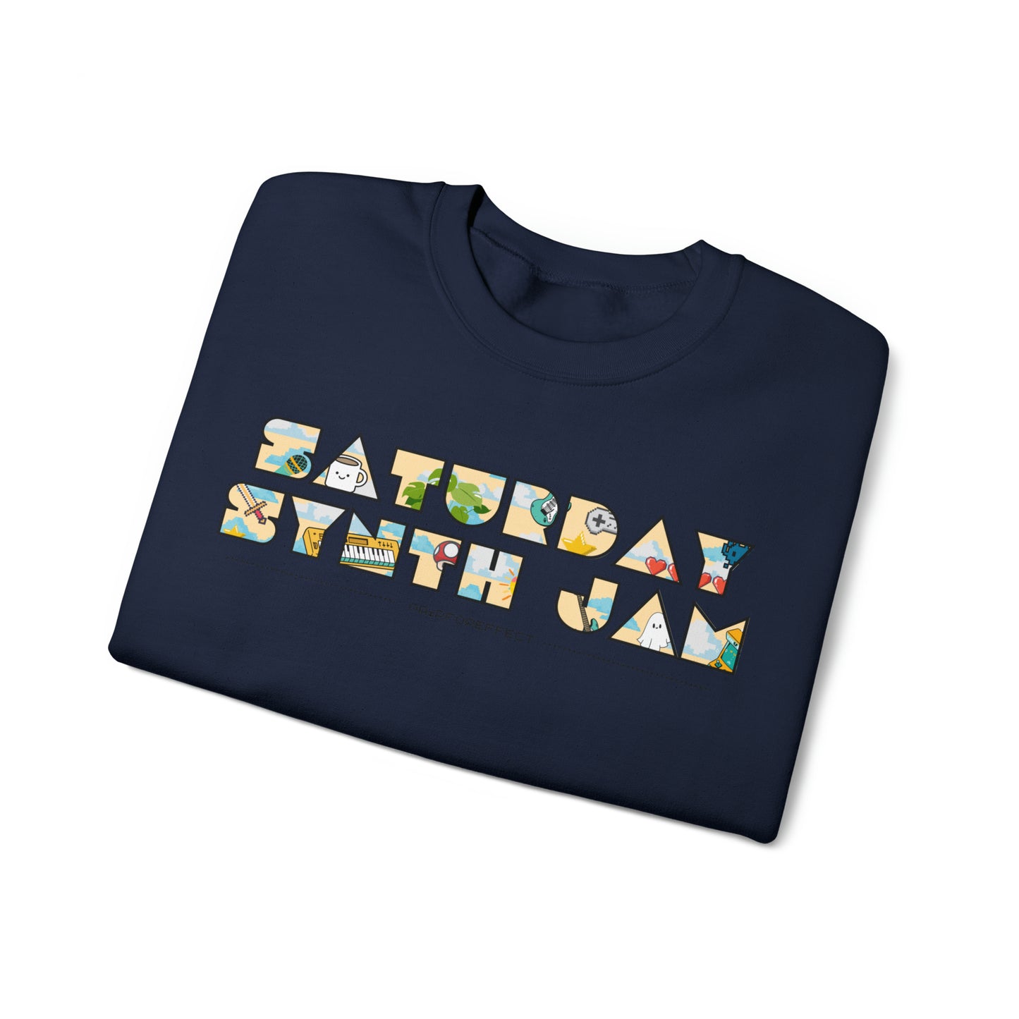Saturday Synth Jam - Unisex Heavy Blend™ Crewneck Sweatshirt