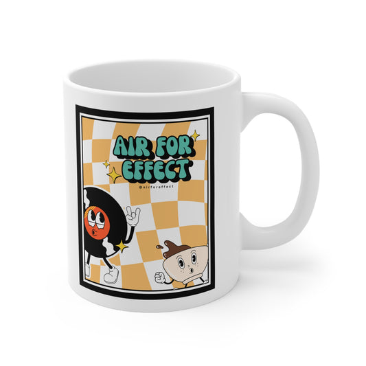 Air for Effect- Record & Coffee Dudes - Ceramic Mug 11oz