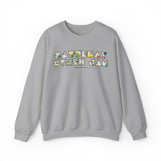 Saturday Synth Jam - Unisex Heavy Blend™ Crewneck Sweatshirt